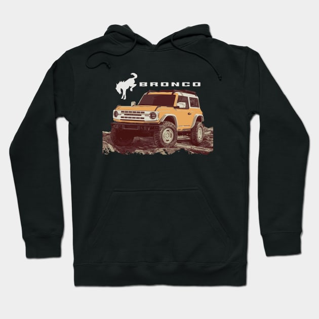 Heritage edition retro MURICA SUV sport truck 4X4 yellowstone Hoodie by cowtown_cowboy